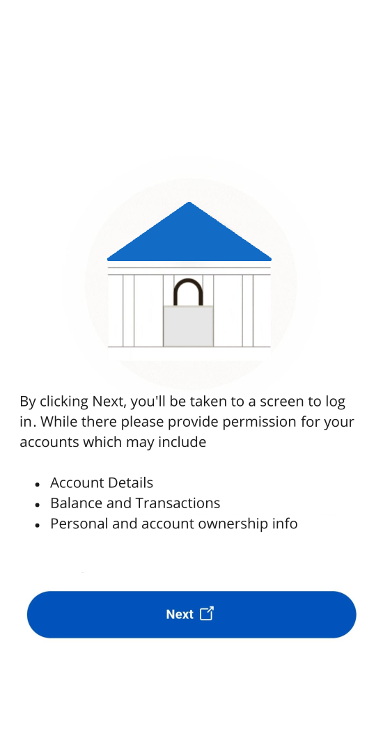Consumer is informed of what data they will be sharing and opts in to share the data